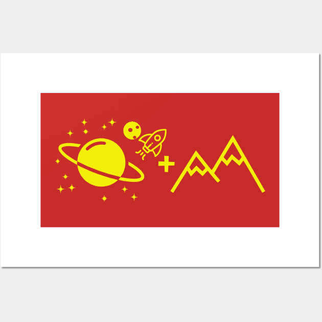 Space Mountain Formula Wall Art by PopCultureShirts